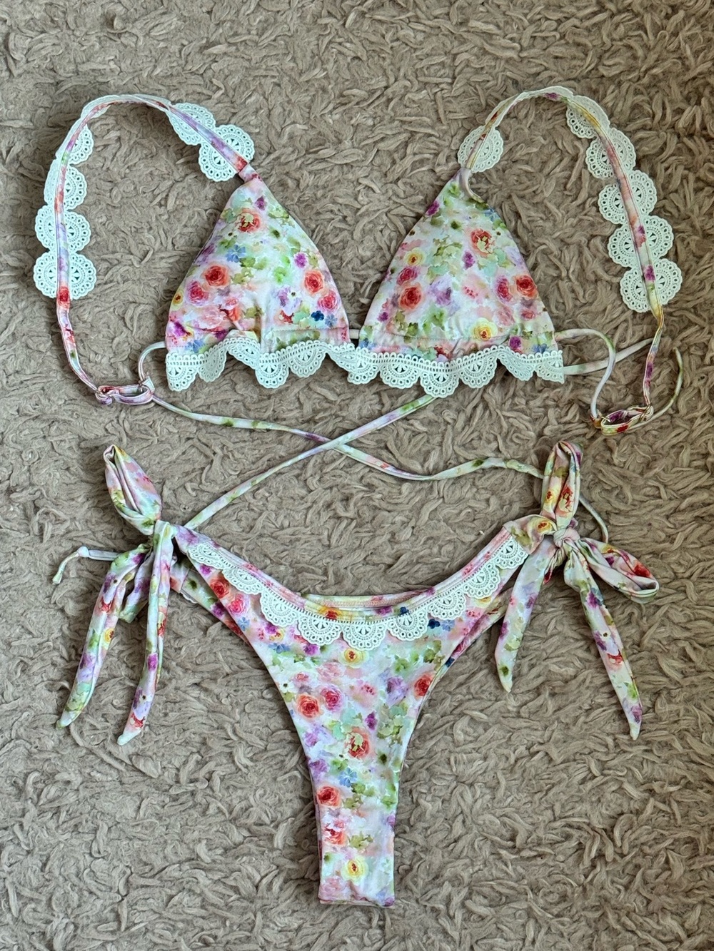 Strawberry milkmob bikini set size small